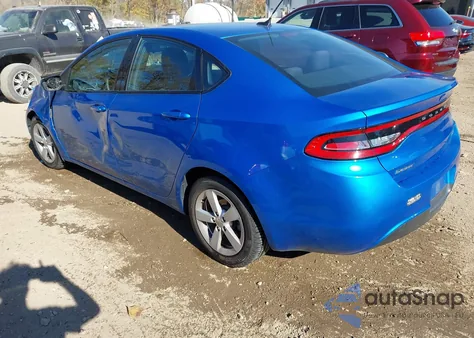 2015 Dodge Dart Sxt из США, поврежденный, VIN 1C3CDFBB0FD346039